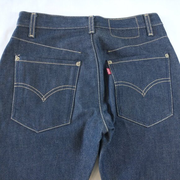 NWOT Rare Vintage Levi's Rigid Indigo Jeans with Bottom Cuff - Picture 2 of 4